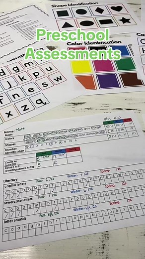 The preschool assessments that I am required to do are so long and not even useful in guiding my teaching. This is why I made my own assessments. You can find this assessment on my website, preschoolvibes.com. #preschoolvibes #preschoolassessments #assessments #preschool #preschoolteacher #earlylearning #kindergartenready #getreadyforschool