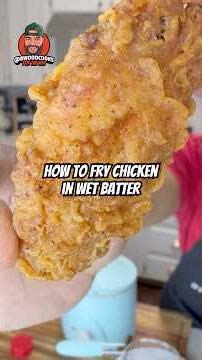 Get your fried chicken crunchy every time with this wet batter method for the win!