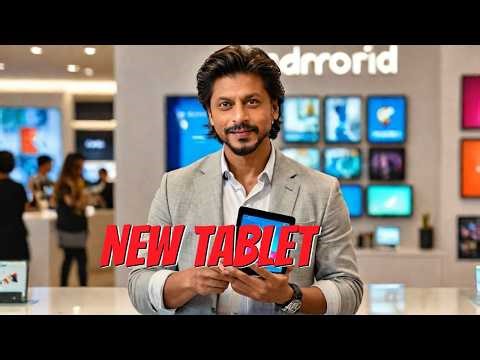 Shah Rukh Hassan JUST Got the Latest Android Tablet 😱
