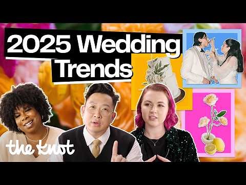 Top 13 Wedding Trends for 2025 (Bold Colors & More) from Experts | The Knot