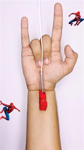 How to Make a WEB SHOOTER From PEN