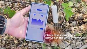 Smart Soil Moisture Meter with App – Bluetooth Soil Moisture & Temperature Sensor, Sunlight Level Indicator (Full Sun/Partial Sun/Partial Shade/Shade), Indoor Outdoor Garden
