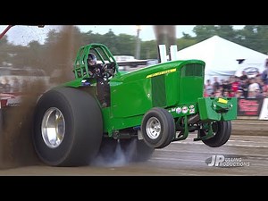 Unlimited Super Stock Tractors, Mini Rods & Super Modifieds pulling in Canfield, OH-2023