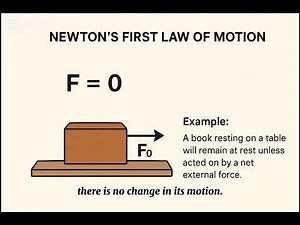 Newton’s First Law of Motion | Inertia Explained with Example