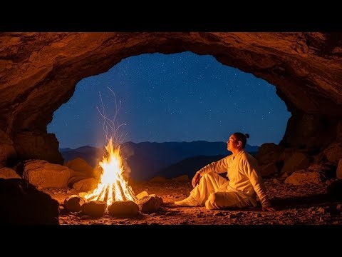 Japanese Samurai Music for Sleep 🔥 Peaceful Campfire Sounds (4 Hours)
