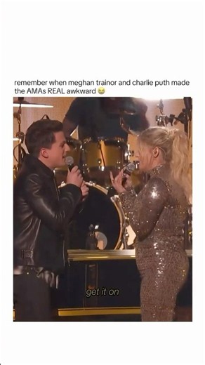 The Charlie Puth and Megan Trainor performance that got the internet talking at the 2015 AMAs