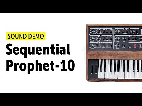 Sequential Prophet-10 Sound Demo (no talking)