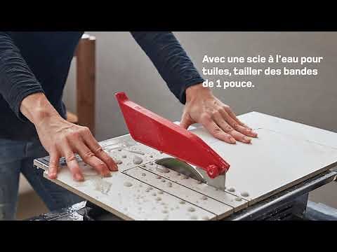 Couper de la céramique: la technique en peigne | RONA