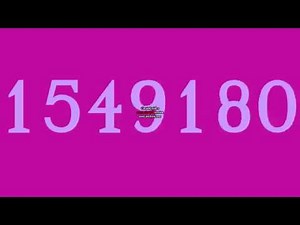 Numbers 1 to 10000000