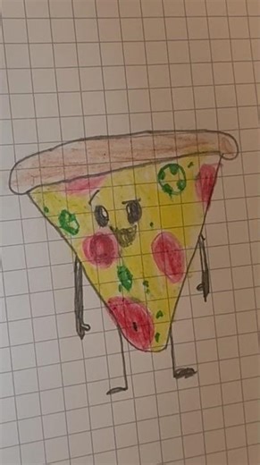 My Funny Pizza Drawing 🍕😄 | Kids Art Shorts