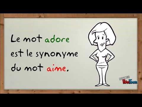 Les synonymes, 2e cycle du primaire
