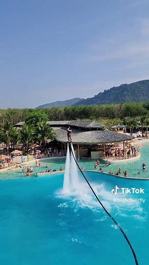 Flyboard and Cliff Diving Spectacle at Blue Tree Phuket