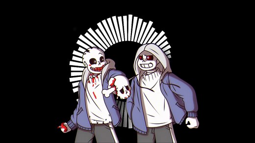 [ 尘埃 VS 精神错乱 第一阶段 ]Psychotic Determination -Undertale remix-