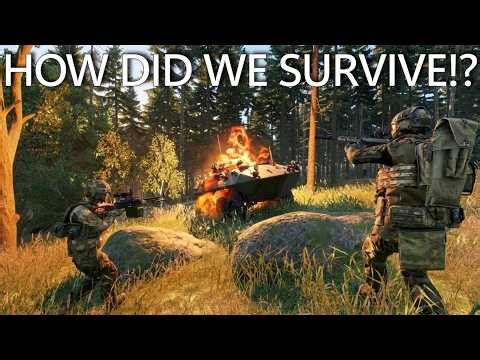 Attacking Enemy Bases in Arma Reforger is INTENSE!