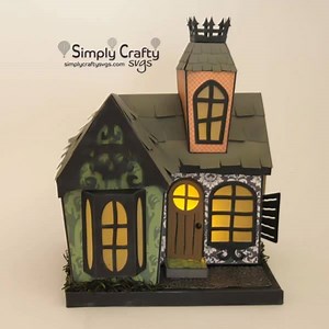 23 reactions | Haunted House SVG File https://bit.ly/3ixT0qm | Simply Crafty SVGs | Facebook