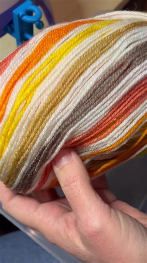 Creating Colorful Retro Knits with a Knitting Machine