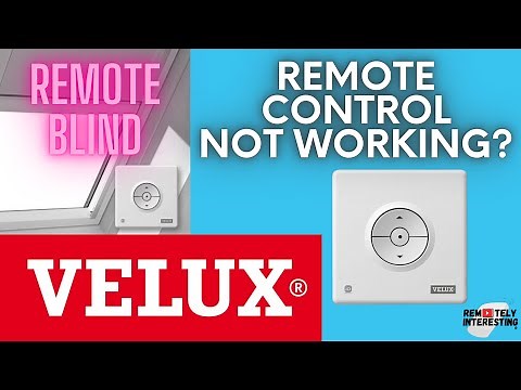 VELUX KL110 Blind Remote Not Working / Battery Replacement Tips