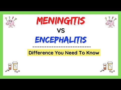 Meningitis and encephalitis difference, causes, symptoms, treatment, pathology made easy