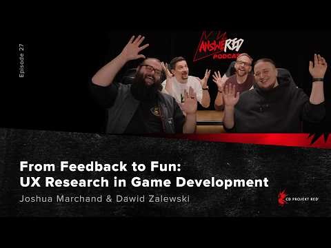 AnsweRED Podcast Episode 27 | From Feedback to Fun: UX Research in Game Development