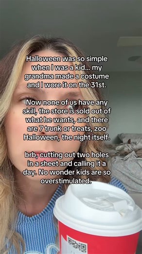 I did major in Business Management… didn’t realize that applied to managing Halloween in 2025. 🎃Costumes. Candy. Class parties. Chaos. Help. #ParentLife #MomHumor #HalloweenParenting #SpookySeason #ParentingStruggles #ParentingReel | Krista Hall