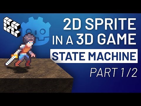 Create a 2D/3D Hybrid Sprite Game in Godot 4.3: State Machine Tutorial with LimboAI - Part 1/2