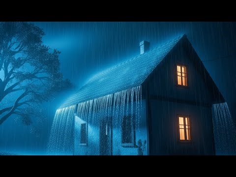 Rain and Thunder Sounds for Sleeping 🌧️⚡ 99% Fall Asleep Fast | Deep Sleep & Relax Night