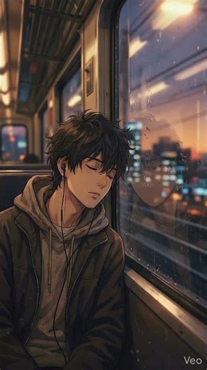 Quiet Night Train Ride 🌙 Anime Calm Vibes