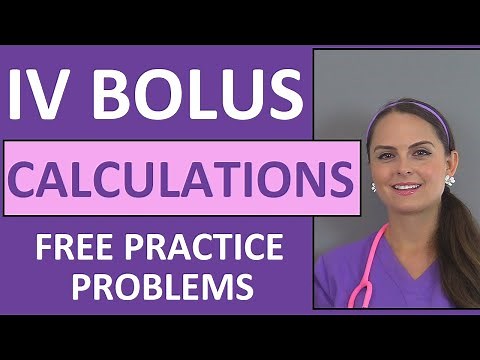 Dosage Calculations | Nursing Drug Calculations | IV Medications Problems Nursing School (Vid 2)