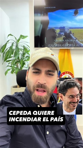 CEPEDA QUIERE INCENDIAR EL PAÍS. Hoy propuso su desobediencia civil en Cali.