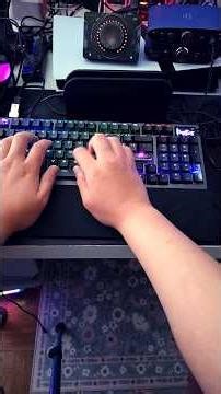 ASUS ROG Azoth 96 HE (Hall-Effect Switch) Wireless Keyboard Black | #typing Typing Sound Test #ASMR