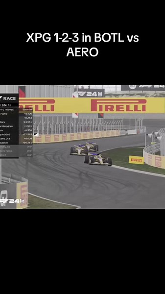 P1 and P2 crossed the line at the exact same time! Geekin being a lap down kinda ruined it 😭 #xpgesports #f124game