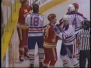 2.5M views · 115 reactions | Calgary Flames vs Edmonton Oilers line brawls on March 5th, 1988. | Old Canada Series | Facebook