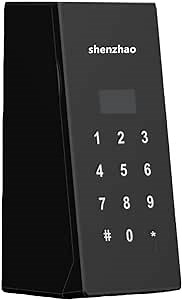 Smart Lock Box Key Box, for House Key Outdoor Wall Mounted,App Remotely Generates Codes Without Internet,LCD Screen+Touch Keyboard