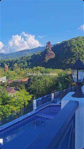 Escape to Meraki de Arambulo: Where Blue Meets Green! 💚💙 ​Ready for a view that truly soothes the soul? ✨ ​Step into the serene oasis of Meraki de Arambulo Resort, where the vibrant blues of the sky and pool merge seamlessly with the lush, refreshing greens of nature. 🌿💦 ​Imagine waking up to this stunning panorama! Picture yourself: ​Dipping into our crystal-clear, blue waters 💧 ​Relaxing under the canopy of green trees 🌳 ​Breathing in the fresh, clean air 🍃 ​It's the perfect backdrop fo