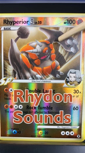 ASMR Pokemon sounds | Rhydon #asmr