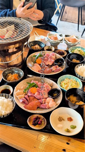 七輪で焼く鶏料理を味わうなら、信楽のここは外せない。 #滋賀ランチ #グルメ好き #お得グルメ
