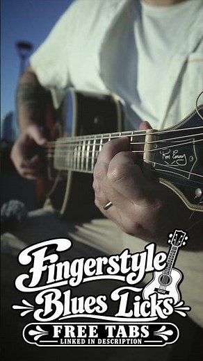 Fingerstyle Blues Licks with FREE Tabs - #GuitarTutorial