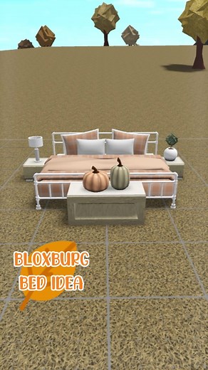 Creative Bloxburg Bed Idea for Your Roblox Home