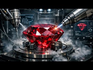 Inside the Modern AI Powered Ruby Cutting Factory – Million-Dollar Stones Are Made Here.
