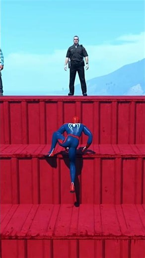 Spider-Man Ragdoll vs GTA 5 Physics 😂 Insane Falls, Crashes & Funny Moments! ep.1 #shorts