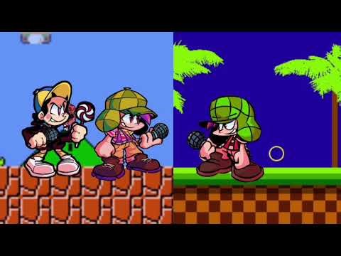 FNF: Cross Console Crash (Chavo mix) [with: ‪@MissMarinaXML‬]