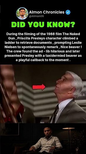 During the filming of the 1988 film The Naked Gun, Priscilla Presleys character ...