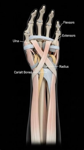 Wrist Joint 3D Anatomy Explained | Carpal Bones & Movements |