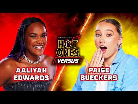 Aaliyah Edwards vs. Paige Bueckers | Hot Ones Versus