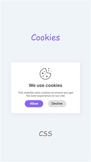 Minimal Cookie Popup 🍪