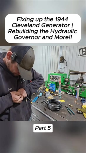 Fixing up the 1944 Cleveland Generator #engine#engineering#generator#restoration#recovery#fixing | spark.asmr
