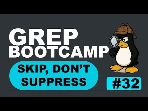 Grep Bootcamp 32: grep -d skip; Beat Directory Errors — Pro Level Grep Tactic