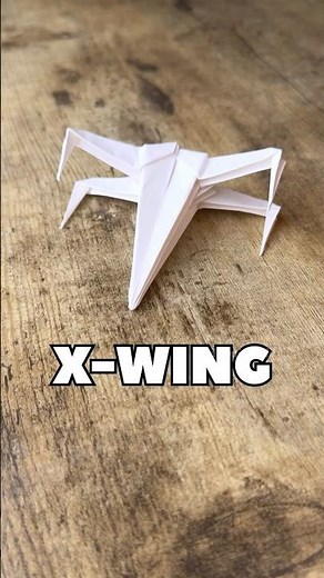 ORIGAMI X-WING STAR WARS ART TUTORIAL | DIY STAR WARS ORIGAMI X-WING FIGHTER JET STEP BY STEP EASY