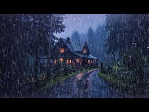 Goodbye Insomnia With Heavy Rain Sound | Rain Sounds For Relaxing Your Mind And Sleep Tonight, ASMR