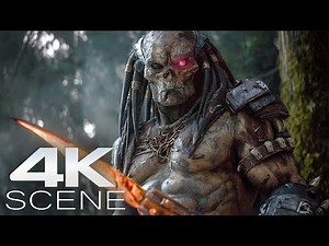 Alpha Predator Traps His Own Son To Be Decimated (2025) Fight Scene | Predator: Badlands Movie Clip